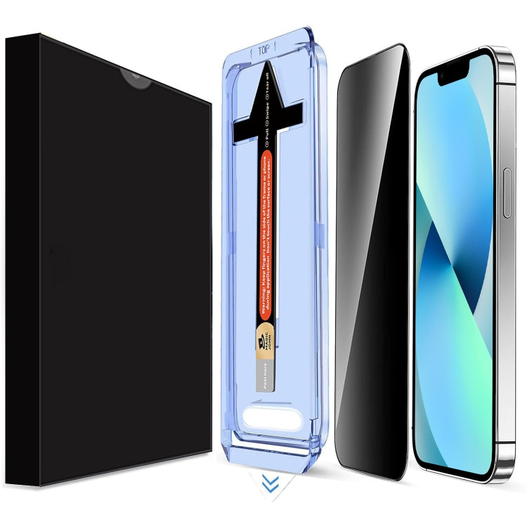 Frendorf | Für iPhone 13 / 13 Pro LK Easy Install Privacy Tempered Glass Film (Schwarz)