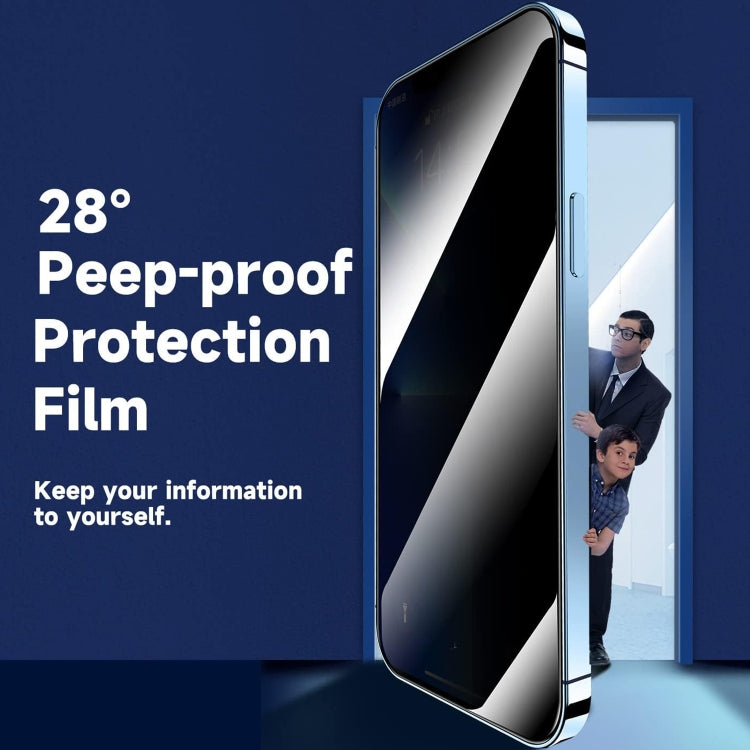 Frendorf | Für iPhone 11 Pro LK Easy Install Privacy Gehärtetes Glas Folie (Schwarz)