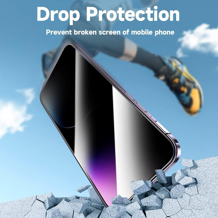 Frendorf | Für iPhone 11 Pro LK Easy Install Privacy Gehärtetes Glas Folie (Schwarz)