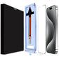 Frendorf | Für iPhone 15 Pro Max LK Easy Install HD gehärtete Glasfolie (Schwarz)