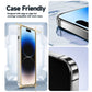 Frendorf | Für iPhone 15 Pro Max LK Easy Install HD gehärtete Glasfolie (Schwarz)