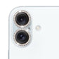 Frendorf | Für iPhone 16 / 16 Plus 9H Punktbohrer Kameraobjektiv Schutzring (Titanium Grau)