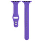 Frerndorf | Für Apple Watch Series 8&7 41mm / SE 2&6&SE&5&4 40mm / 3&2&1 38mm Dünnes Silikon Doppelverschluss-Uhrenband (Lila)