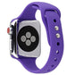 Frerndorf | Für Apple Watch Series 8&7 41mm / SE 2&6&SE&5&4 40mm / 3&2&1 38mm Dünnes Silikon Doppelverschluss-Uhrenband (Lila)