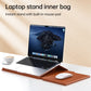 Frendorf | Multifunktionale Laptop PU Magnetic Stand Split Liner Tasche mit Mauspad-Funktion, Größe: 13-14 Zoll (Dunkelblau)