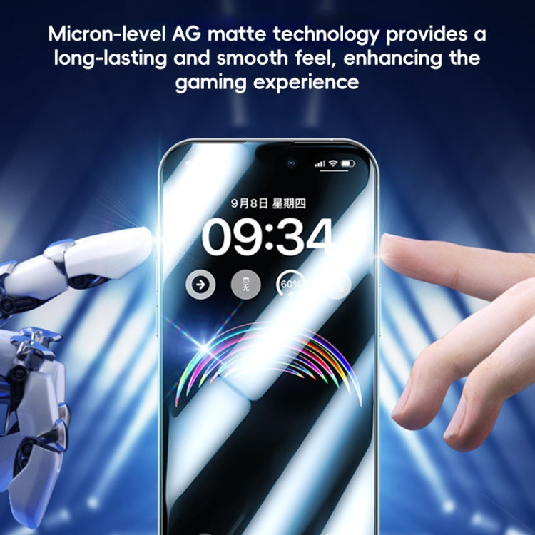 Frendorf | Für iPhone 16 Benks Ice Sense Gaming Frosted Tempered Glass Film