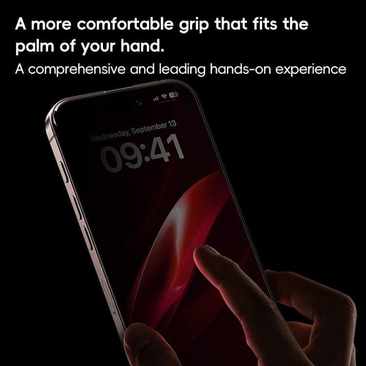 Frendorf | Für iPhone 16 Pro Max Benks Zero Sense Series Datenschutz Hartglasschutzfolie