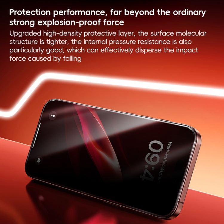 Frendorf | Für iPhone 16 Pro Max Benks Zero Sense Series Datenschutz Hartglasschutzfolie