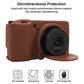 Frendorf | Voor Ricoh GR III Zacht Siliconen Beschermcase (Koffie)