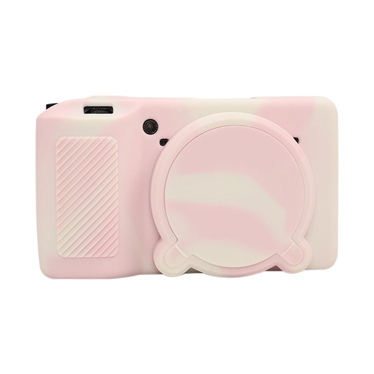 Frendorf | Voor Ricoh GR III Zachte Siliconen Beschermcase (Mistroze)