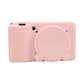 Frendorf | Voor Ricoh GR III Zachte Siliconen Beschermhoes (Sweet Smoke Pink)