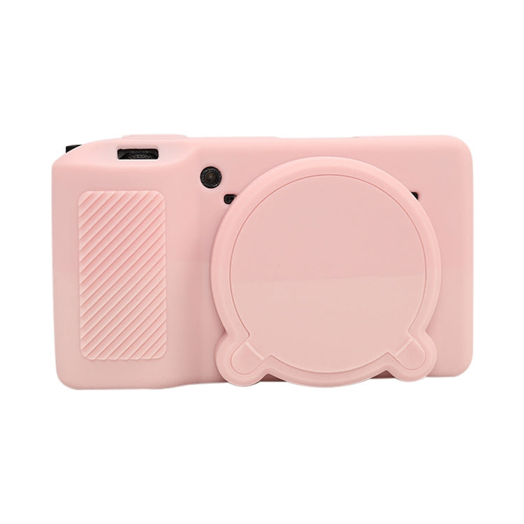 Frendorf | Voor Ricoh GR III Zachte Siliconen Beschermhoes (Sweet Smoke Pink)