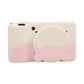 Frendorf | Voor Ricoh GR III Zachte Siliconen Beschermcase (Wit Roze)