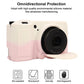 Frendorf | Voor Ricoh GR III Zachte Siliconen Beschermcase (Wit Roze)