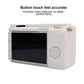 Frendorf | Voor Sony ZV-E10 II / ZV-E10M2 Glanzend Zacht Silicone Beschermcase (Wit)