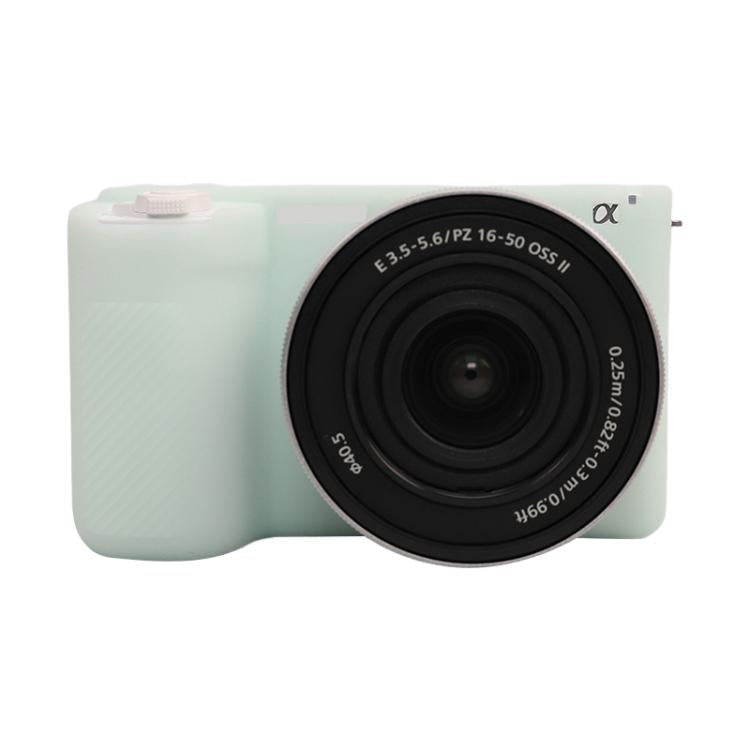 Frendorf | Voor Sony ZV-E10 II / ZV-E10M2 Litchi Textuur Zachte Siliconen Beschermhoes (Jelly Groen)