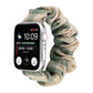 Frendorf | Für Apple Watch Series 7 41mm / 6 & SE & 5 & 4 40mm / 3 & 2 & 1 38mm JK Uniform Style Stoff + Edelstahl Armbanduhr Band(Beige + Grün)(Beige + Grün)