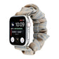 Frendorf | Für Apple Watch Serie 7 41mm / 6 & SE & 5 & 4 40mm / 3 & 2 & 1 38mm JK Uniform Stil Stoff + Edelstahl Armband (Khaki + Hellblau) (Khaki + Hellblau)