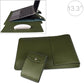 Frendorf | PU05 Sleeve Lederhülle Tragetasche mit kleinem Aufbewahrungsbeutel für 13,3 Zoll Laptop (Grün)