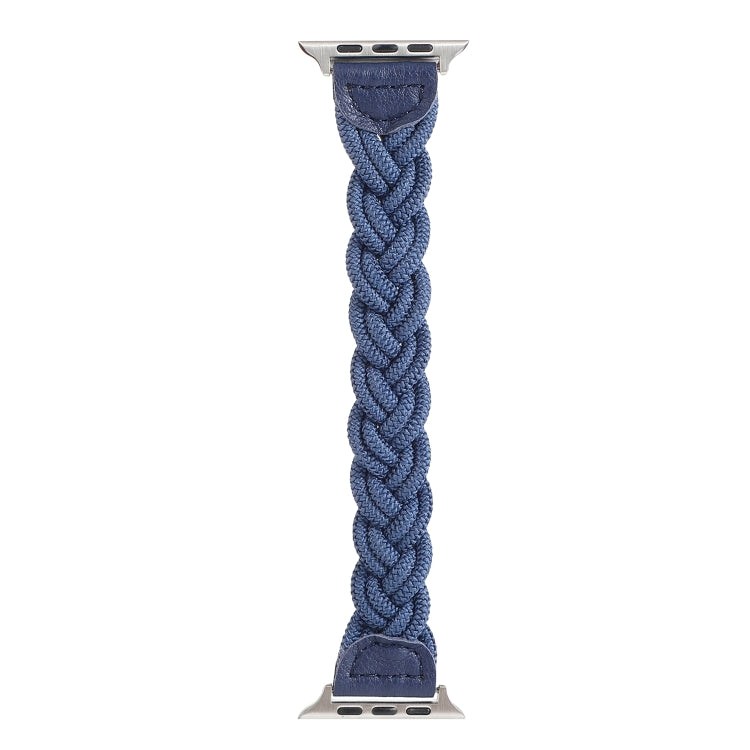 Frendorf | Elastisches gewebtes Armband für die Apple Watch Series 7 41mm / 6 & SE & 5 & 4 40mm / 3 & 2 & 1 38mm, Länge:150mm(Blaue)