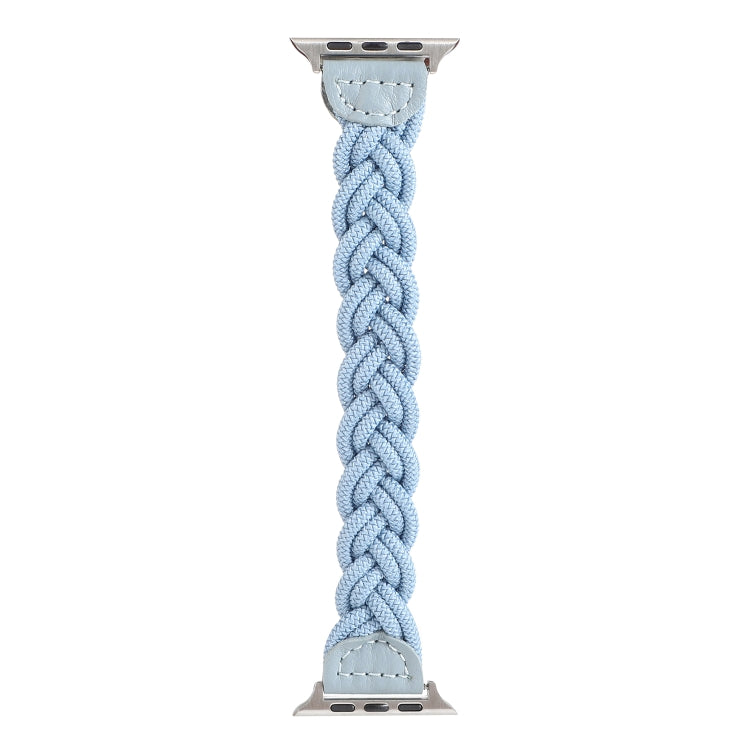 Frendorf | Elastisches Gewebtes Uhrenarmband für Apple Watch Series 9&8&7 41mm / SE 3&SE 2&6&SE&5&4 40mm / 3&2&1 38mm, Länge:160mm (Himmelblau)