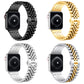 Frerndorf | Metall Fünf Baht Ersatzstahl Armband Für Apple Watch Series 9&8&7 41mm / SE 3&SE 2&6&SE&5&4 40mm / 3&2&1 38mm (Silber)