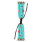 Frendorf | Bohemian-Stil weiche Keramikperlen-Armband für Apple Series 7 41mm / 6 & SE & 5 & 4 40mm / 3 & 2 & 1 38mm (Blau)