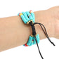 Frendorf | Bohemian-Stil weiche Keramikperlen-Armband für Apple Series 7 41mm / 6 & SE & 5 & 4 40mm / 3 & 2 & 1 38mm (Blau)