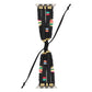 Frendorf | Bohemian Stil Weiche Keramik Perlen Strap Für Apple Serie 7 41mm / 6 & SE & 5 & 4 40mm / 3 & 2 & 1 38mm (Schwarz)