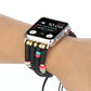 Frendorf | Bohemian Stil Weiche Keramik Perlen Strap Für Apple Serie 7 41mm / 6 & SE & 5 & 4 40mm / 3 & 2 & 1 38mm (Schwarz)