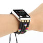 Frendorf | Bohemian Stil Weiche Keramik Perlen Strap Für Apple Serie 7 41mm / 6 & SE & 5 & 4 40mm / 3 & 2 & 1 38mm (Schwarz)
