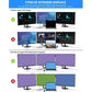 Frendorf | 12 in 1 HDMI x2 + USB3.0 + USB2.0 + PD Laden + VGA + RJ45 + 3.5mm Klinke + TF/SD x2 Type-C / USB-C HUB Docking Station (Dunkelgrau)