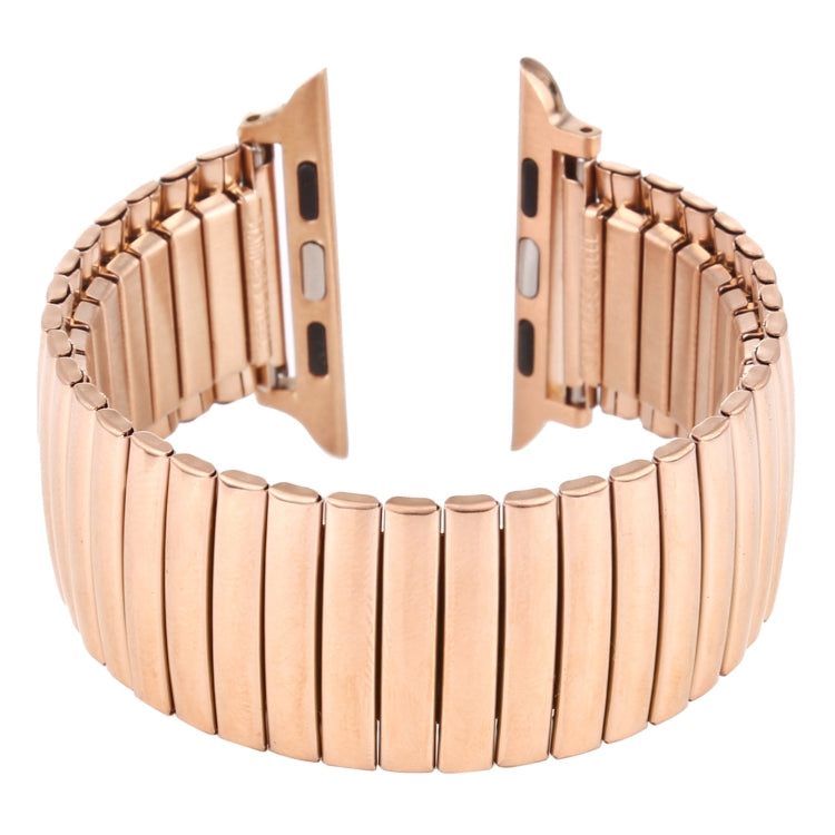 Frendorf | Elastisches Aluminium-Uhrenarmband für Apple Watch Series 7 41mm / 6 & SE & 5 & 4 40mm / 3 & 2 & 1 38mm (Roségold)