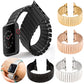 Frendorf | Elastisches Aluminium-Uhrenarmband für Apple Watch Series 7 41mm / 6 & SE & 5 & 4 40mm / 3 & 2 & 1 38mm (Roségold)
