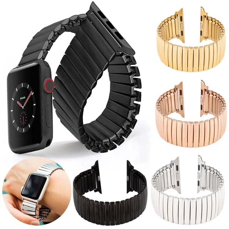 Frendorf | Elastisches Aluminium-Uhrenarmband für Apple Watch Series 7 41mm / 6 & SE & 5 & 4 40mm / 3 & 2 & 1 38mm (Roségold)