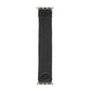Frerndorf | Nylon + Leder geflochtenes Armband für Apple Watch Series 9&8&7 41mm / SE 3&SE 2&6&SE&5&4 40mm / 3&2&1 38mm, Größe:L(Schwarz)