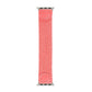 Frerndorf | Nylon + Leder geflochtenes Armband für Apple Watch Ultra 49mm&Watch Ultra 2 49mm / Series 9&8&7 45mm / SE 3&SE 2&6&SE&5&4 44mm / 3&2&1 42mm, Größe:L(Rose Rot)