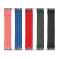 Frerndorf | Nylon + Leder geflochtenes Armband für Apple Watch Ultra 49mm&Watch Ultra 2 49mm / Series 9&8&7 45mm / SE 3&SE 2&6&SE&5&4 44mm / 3&2&1 42mm, Größe:L(Rose Rot)