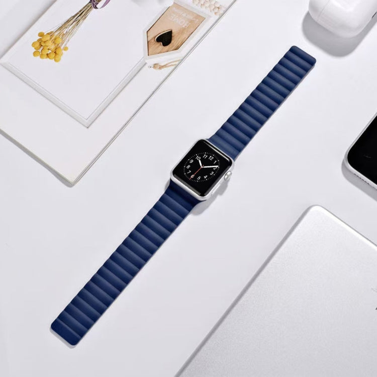 Frerndorf | Magnetisches Loop-Uhrenarmband für Apple Watch Series 7 41mm / 6 & SE & 5 & 4 40mm / 3 & 2 & 1 38mm(Blau)