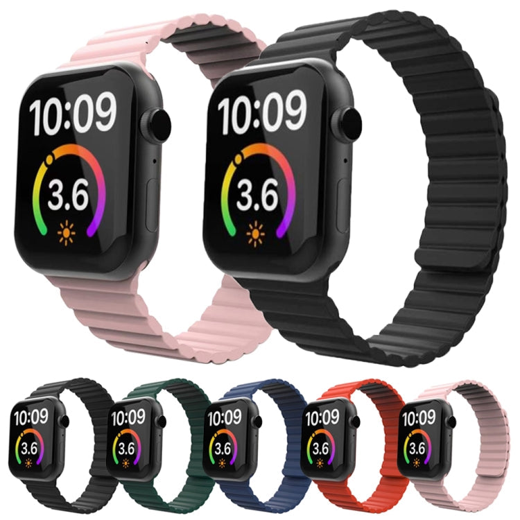 Frerndorf | Magnetisches Loop-Uhrenarmband für Apple Watch Series 7 41mm / 6 & SE & 5 & 4 40mm / 3 & 2 & 1 38mm(Blau)