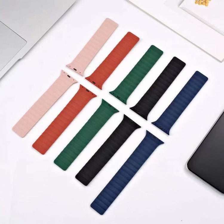 Frerndorf | Magnetisches Loop-Uhrenarmband für Apple Watch Series 7 41mm / 6 & SE & 5 & 4 40mm / 3 & 2 & 1 38mm(Blau)