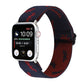 Frendorf | Ethnischer Stil Schnallen-Uhrenarmband für Apple Watch Series 7 41mm / 6 & SE & 5 & 4 40mm / 3 & 2 & 1 38mm (Weinrot Blau)