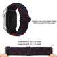Frendorf | Ethnischer Stil Schnallen-Uhrenarmband für Apple Watch Series 7 41mm / 6 & SE & 5 & 4 40mm / 3 & 2 & 1 38mm (Weinrot Blau)