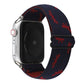 Frendorf | Ethnischer Stil Schnallen-Uhrenarmband für Apple Watch Series 7 41mm / 6 & SE & 5 & 4 40mm / 3 & 2 & 1 38mm (Weinrot Blau)