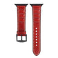 Frerndorf | Echtes Leder Uhrband für Apple Watch Series 7 41mm / 6 & SE & 5 & 4 40mm / 3 & 2 & 1 38mm (Rot)
