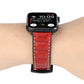 Frerndorf | Echtes Leder Uhrband für Apple Watch Series 7 41mm / 6 & SE & 5 & 4 40mm / 3 & 2 & 1 38mm (Rot)