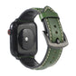 Frerndorf | Echtes Leder Armband für Apple Watch Series 7 45mm / 6 & SE & 5 & 4 44mm / 3 & 2 & 1 42mm (Grün)