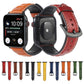 Frerndorf | Echtes Leder Armband für Apple Watch Series 7 45mm / 6 & SE & 5 & 4 44mm / 3 & 2 & 1 42mm (Grün)