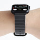 Frerndorf | Loop-Streifen-Uhrenarmband mit Eisen-Schnalle für Apple Watch Series 7 45mm / 6 & SE & 5 & 4 44mm / 3 & 2 & 1 42mm (Grau)