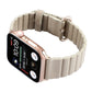 Frerndorf | Loop-Streifen-Uhrenarmband mit Eisen-Schnalle für Apple Watch Series 7 45 mm / 6 & SE & 5 & 4 44 mm / 3 & 2 & 1 42 mm (Champagner Gold)